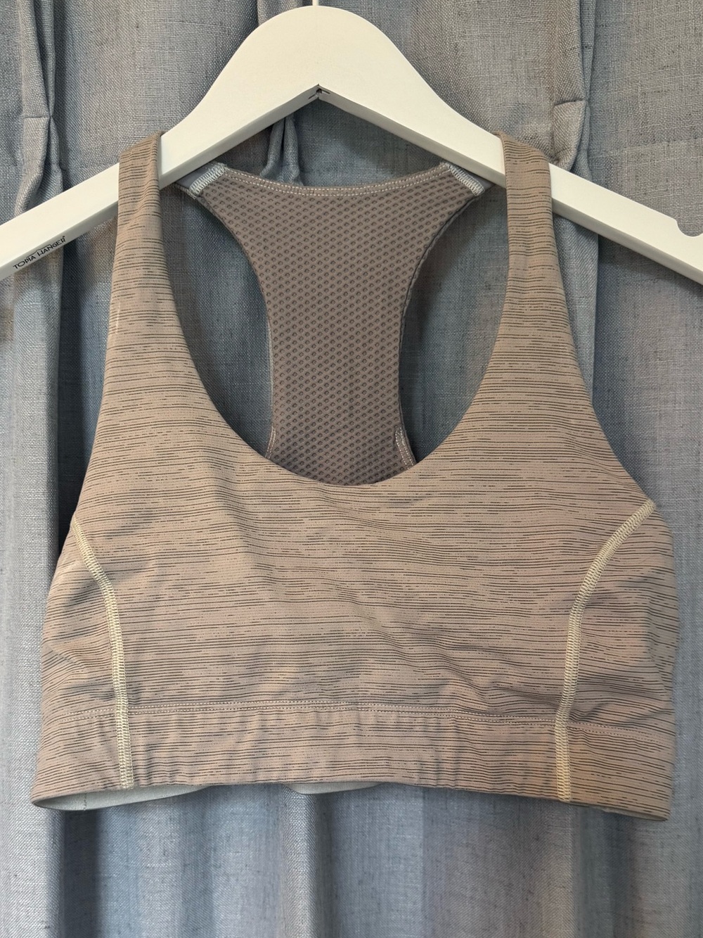 Outdoor Voices Doing Things TechSweat Sports Bra - Heather Grey